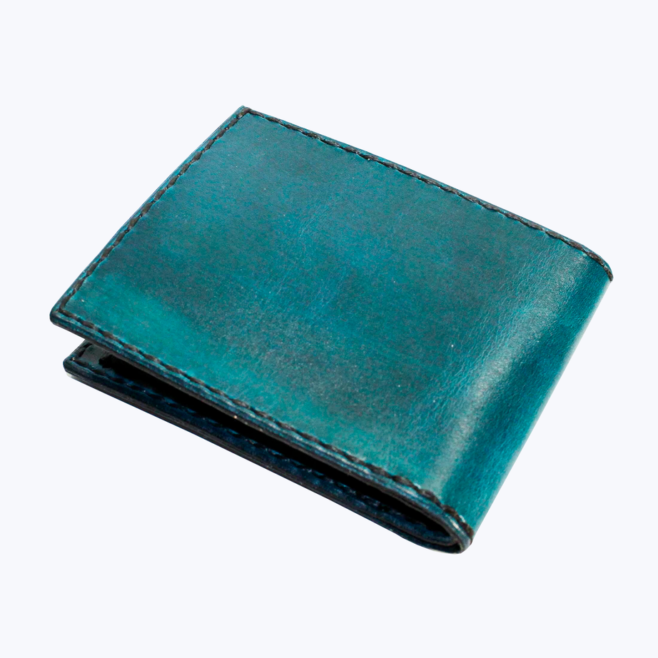 Rough leather wallet