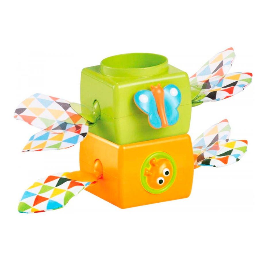 Pyramid flower toy