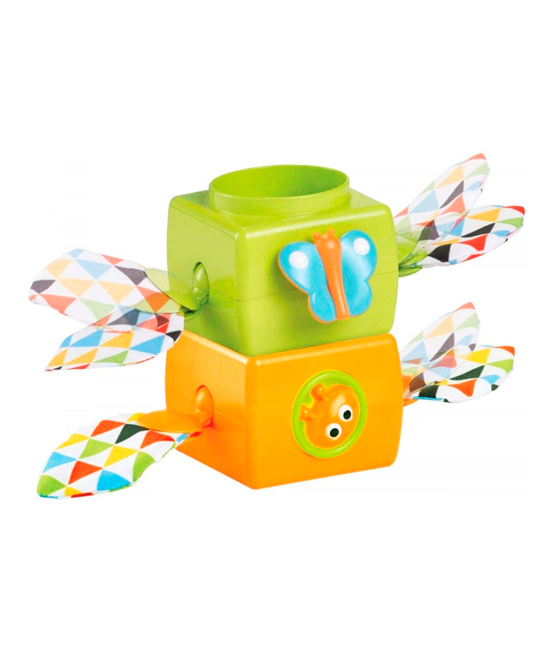 Pyramid flower toy