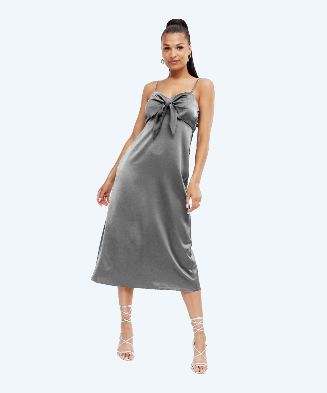 Slim dress linen style