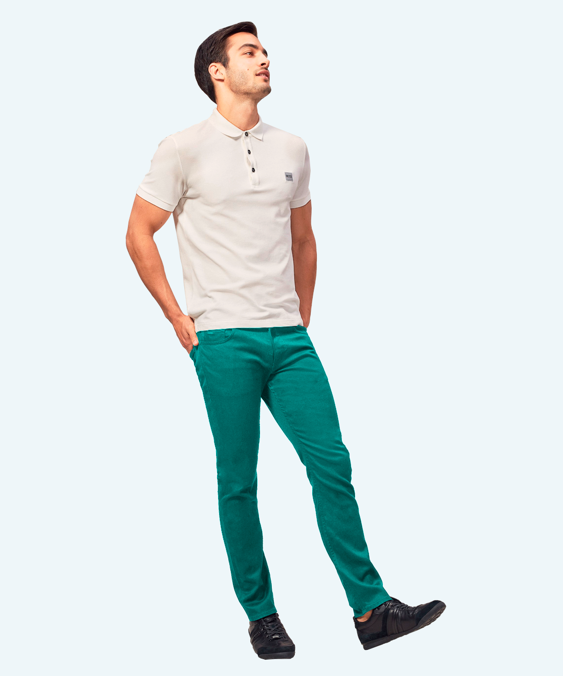 Classic denim trousers