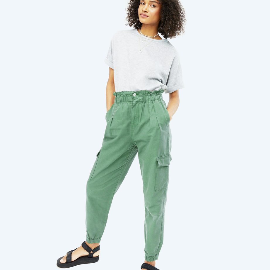 High waist trousers