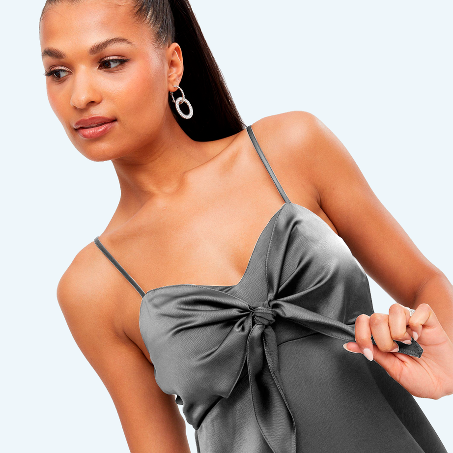 Slim dress linen style