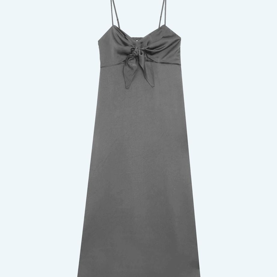 Slim dress linen style