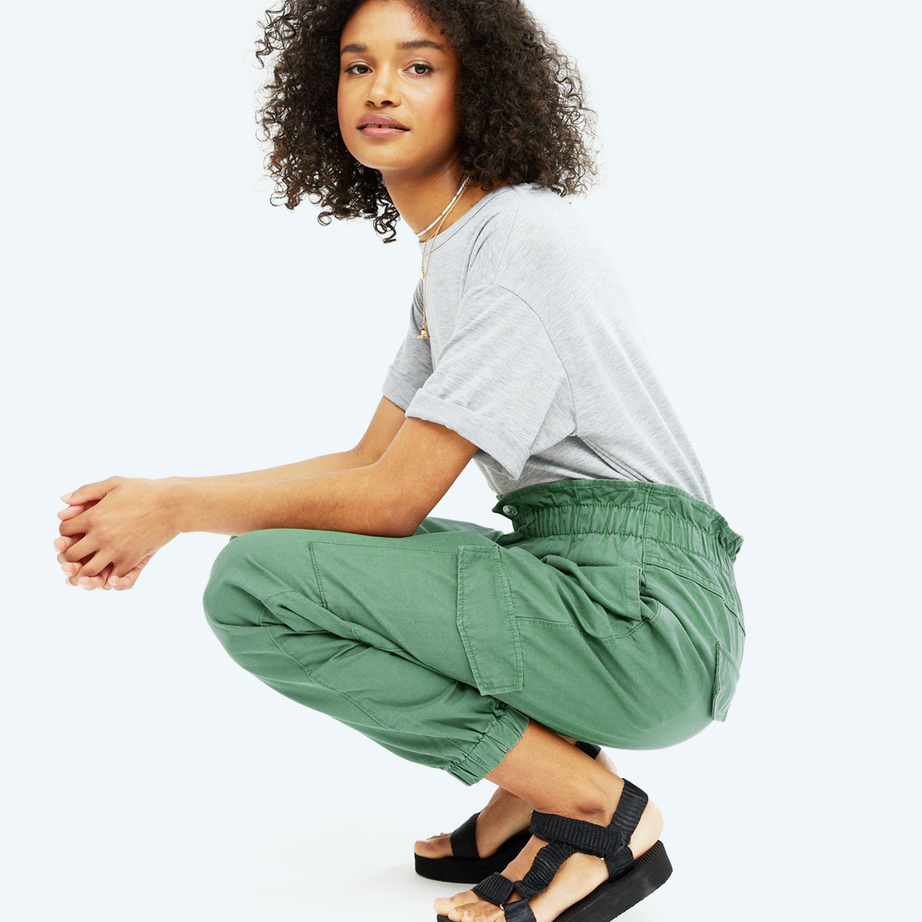High waist trousers