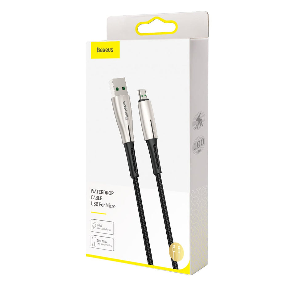 Baseus Waterdrop USB Cable For Micro 20W