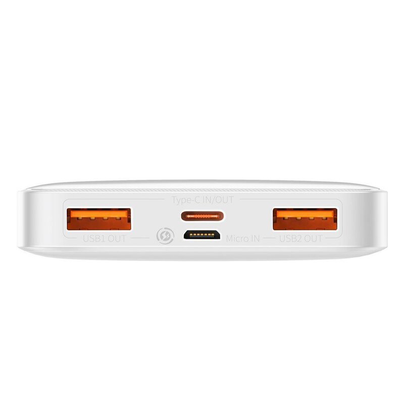 Baseus Bipow Digital Display 20W 10000mAh Power Bank White (PPDML-L02)