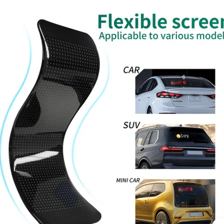 Customizable LED Matrix Panel Display For Car  Size (16*32cm)