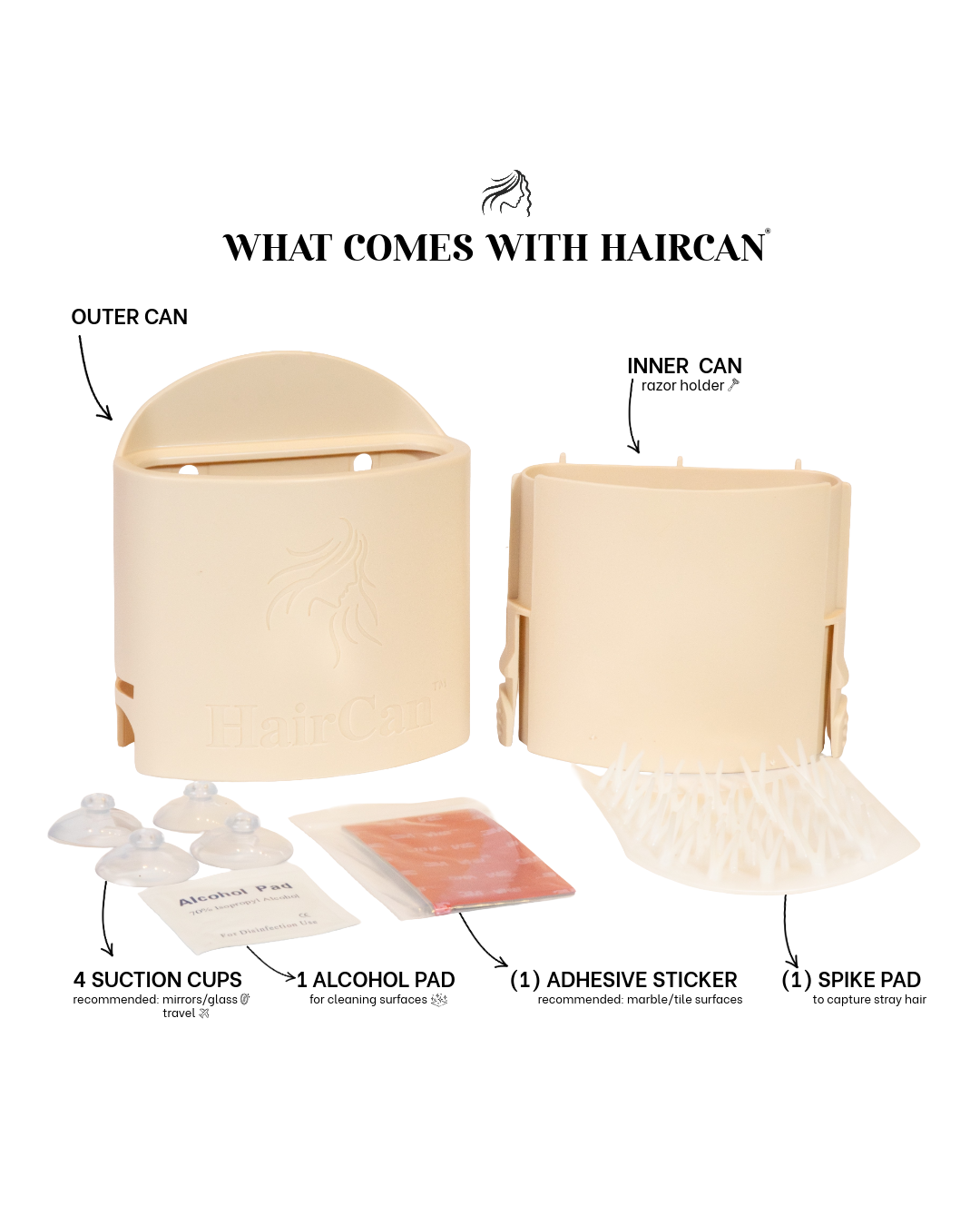 HairCan™ – The Chic Hair Storage Solution