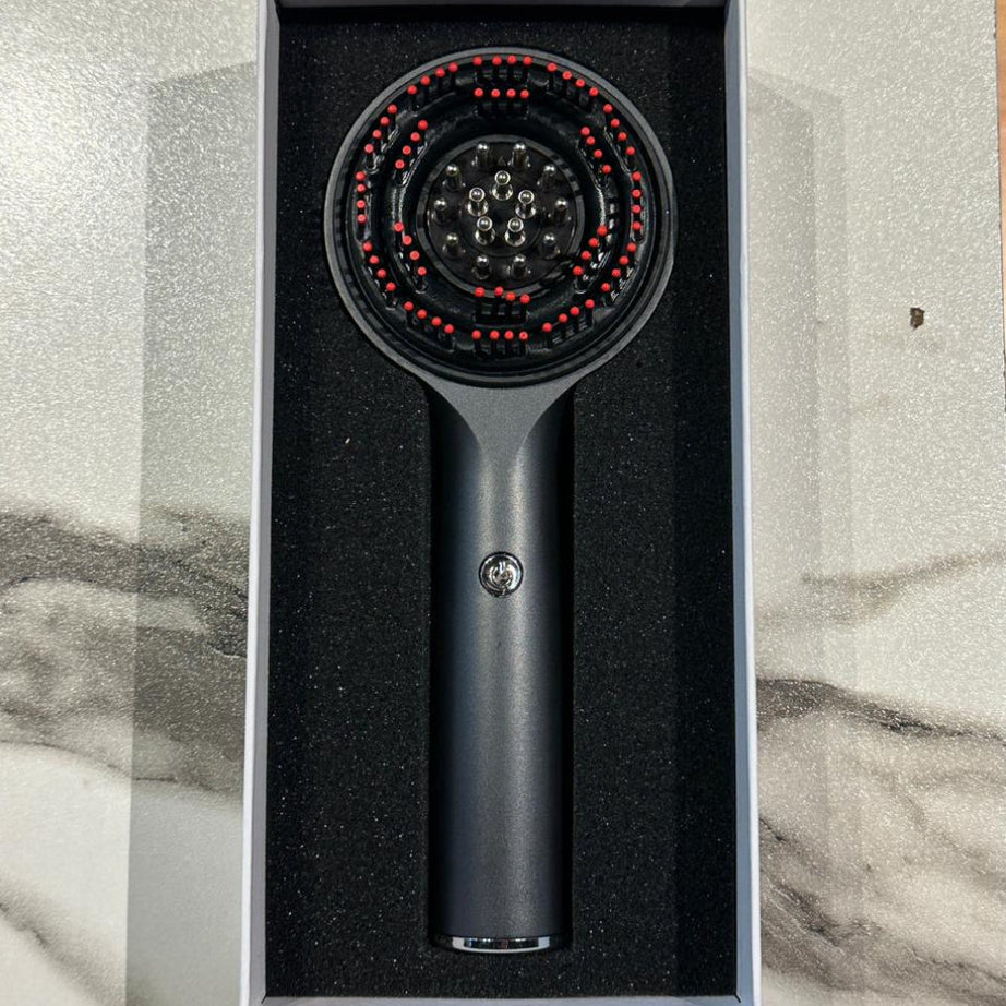 Electric Scalp Massage Comb – With Vibration & LED Therapy Rechargeable