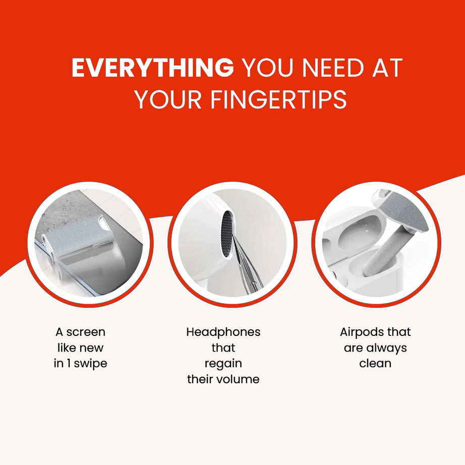 5 in 1 Multi functional Microfiber + Cleaning Pen kit for All Devices
